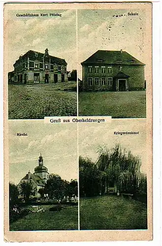 29250 Mehrbild Ak Gruß aus Oberheldrungen Schule 1929