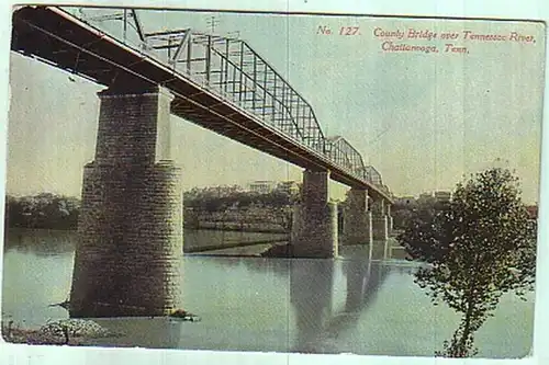 29242 Ak Chattanooga Tennessee River USA vers 1930