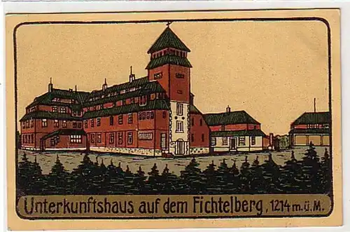 29222 Ak Unterkunftshaus auf dem Fichtelberg um 1920
