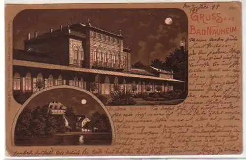 29176 Carte de la Lune de Bad Nauheim 1899