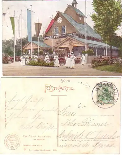 29133 Ak Gewerbe- u. Industrie-Ausstellung Zwickau 1906