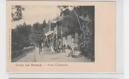 29129 Ak Salutation de Berneck nouvelle Colonnade vers 1900