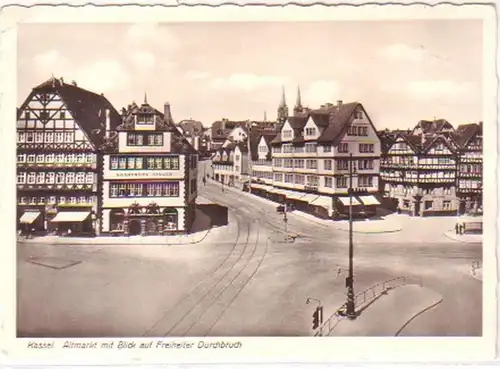 29110 Ak Kassel Altmarkt + Liberté Percée vers 1930