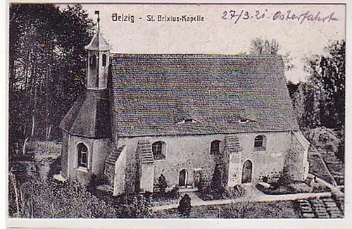 29058 Ak Belzig St. Brixius Kapelle um 1921