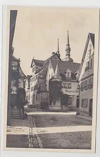 29057 Ak Weikersheim Taubertal Metzgerei 1925