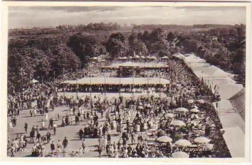 29048 Ak Naumburg Saale Kirschfest Festplatz um 1940
