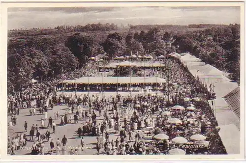 29049 Ak Naumburg Saale Kirschfest Festplatz um 1940