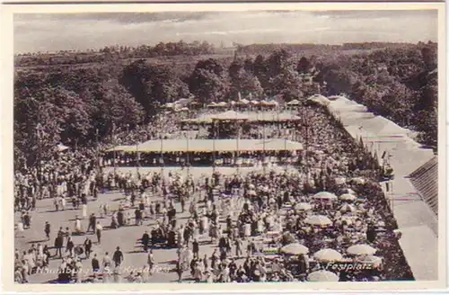 29047 Ak Naumburg Saale Kirschfest Festplatz um 1940