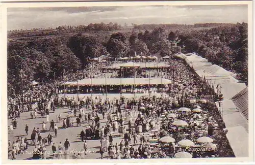 29045 Ak Naumburg Saale Kirschfest Festplatz um 1940