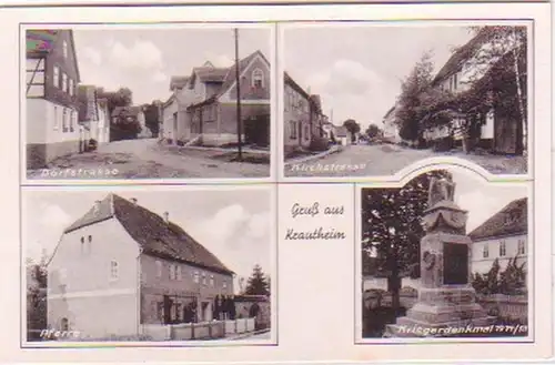 29038 Mehrbild Ak Gruß aus Krautheim um 1940