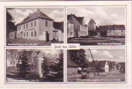 29035 Salutation de Ak en Leiha Gasthof, etc. vers 1940