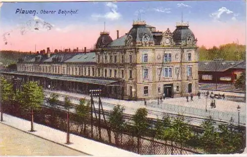 28962 Ak Plauen Gare supérieure 1916