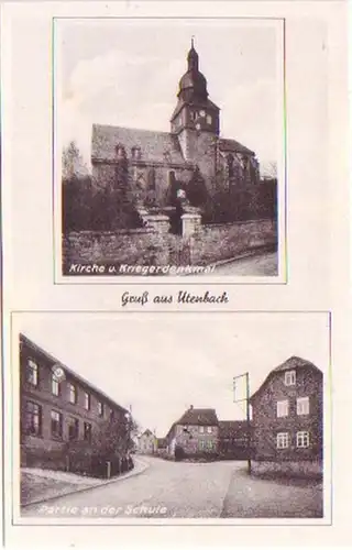 28946 Multi-image Ak salutation de Utenbach école etc. vers 1940