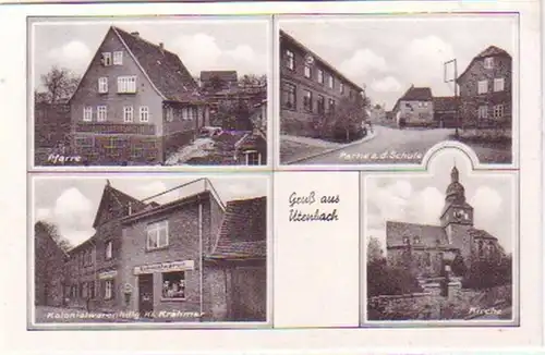 28937 Mehrbild Ak Gruß aus Utenbach Pfarre usw. um 1940