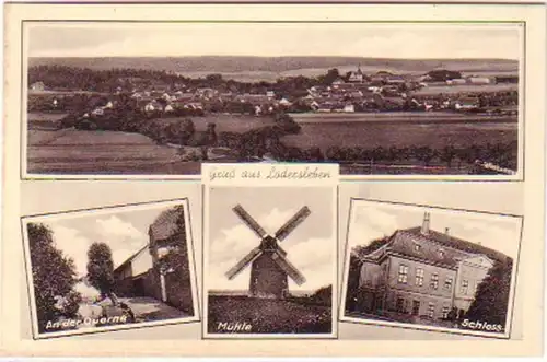 28931 Salutation multi-images Ak de Lodersleben vers 1940