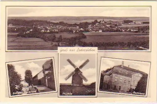 28930 Salutation multi-images Ak de Lodersleben vers 1940