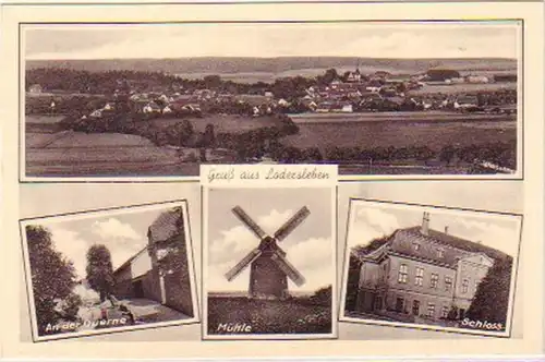 2892 Multi-image Ak Salutation de Lodersleben vers 1940