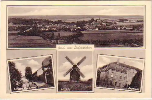28927 Multi-image Ak Salutation de Lodersleben vers 1940