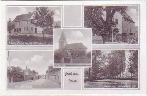 28921 Mehrbild Ak Gruß aus Nessa Kaufhaus usw. um 1940