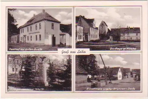 28914 Mehrbild Ak Gruß aus Leiha Gasthof usw. um 1940
