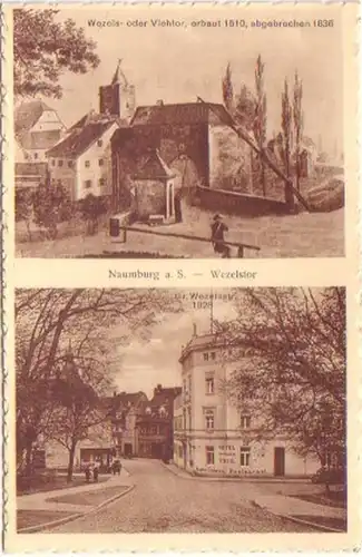 28912 Mehrbild Ak Naumburg a.S. Wezelstor usw. um 1940