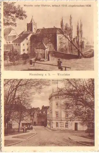 28909 Multi-image Ak Naumburg a.S. Wezelstor, etc. vers 1940