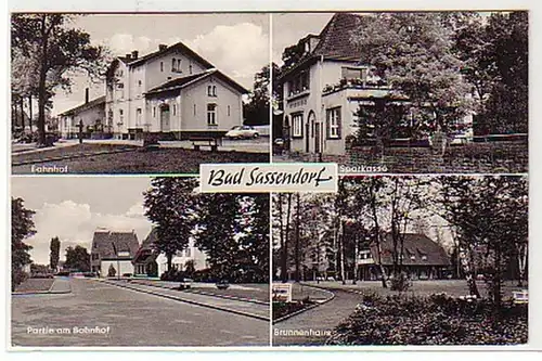 28891 Mehrbild Ak Bad Sassendorf Bahnhof usw. 1965