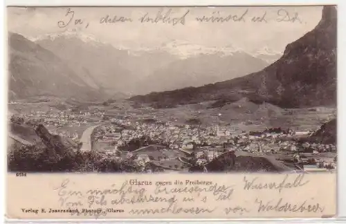 28878 Ak Glarus contre les Freiberg 1906
