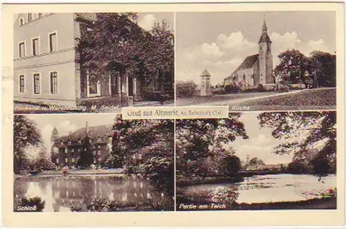 28860 Ak Gruß aus Altmarkt JKr. Rothenburg O-L. um 1940