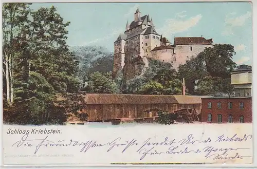 28683 Ak Schloss Kriebstein 1905