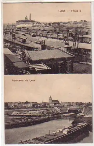 28592 Ak Lens Fosse 5 Panorama de Liens vers 1920