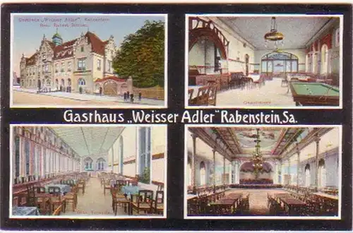 28587 Mehrbild Ak Gruß aus Rabenstein Gasthaus um 1910