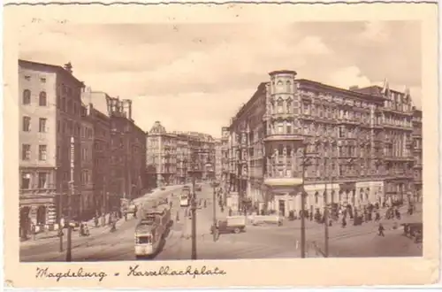 28576 Ak Magdeburg Hasselbachplatz 1955
