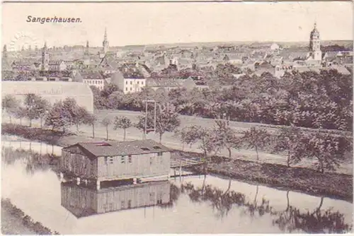 28574 Post Ak Sangerhausen Vue totale 1916