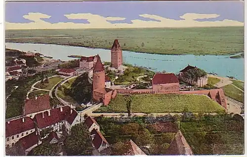 28573 Ak Tangermünde Château de la vue des oiseaux vers 1910