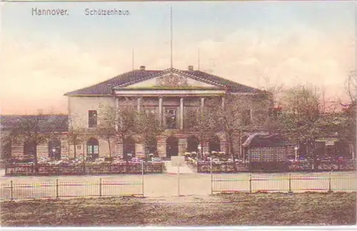 28568 Feldpost Ak Hannover Schützenhaus 1916