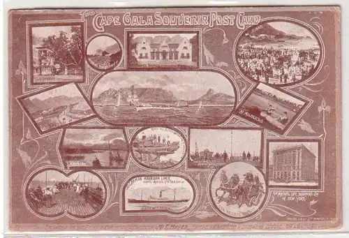 28567 Ak Afrique du Sud Cap Gala Souvenir Post Card 1912