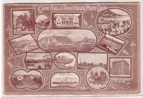 28567 Ak Südafrika Cape Gala Souvenir Post Card 1912