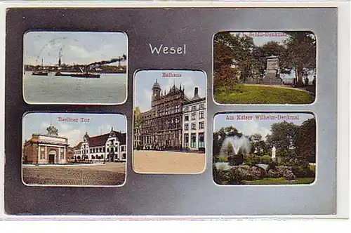 28564 Multi-image Ak Wesel Hôtel de ville etc. 1913