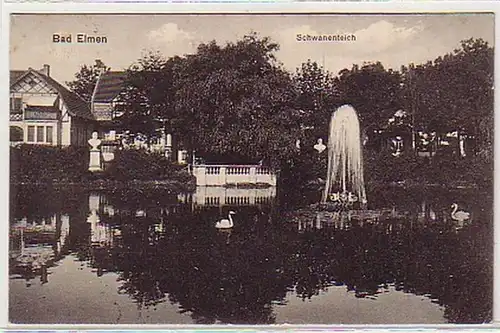 28533 Ak Bad Elmen Cygne étang 1913