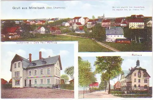 28516 Mehrbild Ak Gruß aus Mittelbach um 1910