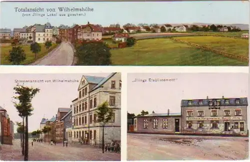 28510 Mehrbild Ak Totalansicht von Wilhelmshöhe um 1912