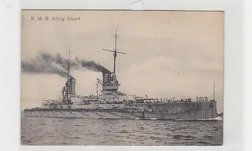28505 Ak navire de guerre S.M.S. Roi Albert vers 1915