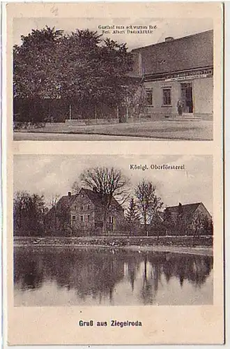 28501 Feldpost Ak Gruß aus Ziegelroda Gasthof 1915