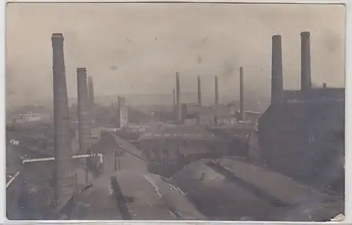 28500 Photo Ak Obersilesien usine vers 1920