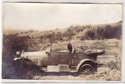 28492 Foto Ak Deutsches Automobil in Mazedonien 1. Weltkrieg