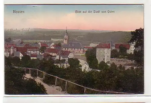 28448 Ak Nossen Blick auf die Stadt von Osten 1915