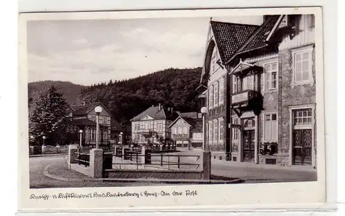 28412 Ak Bad Lauterberg im Harz an der Post 1938