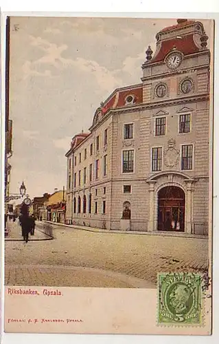 28409 Ak Upsala en Suède Riksbanken 1908