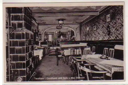 28387 Ak Teuchern Conditorei et Café vers 1940